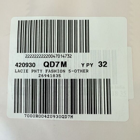 Victoria's Secret Lace Thong Panties Womens Medium 5 Pack No Show VS Panty - Picture 5 of 6